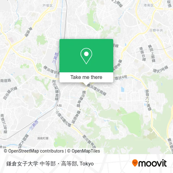 Kamakura Women's University Junior High and High School map