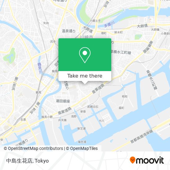 中島生花店 map