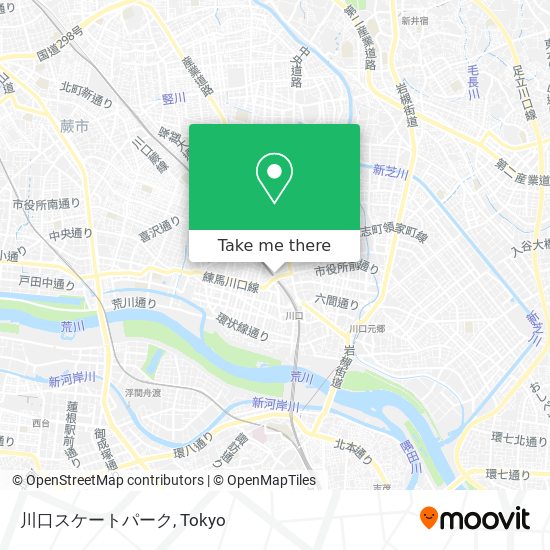 川口スケートパーク map