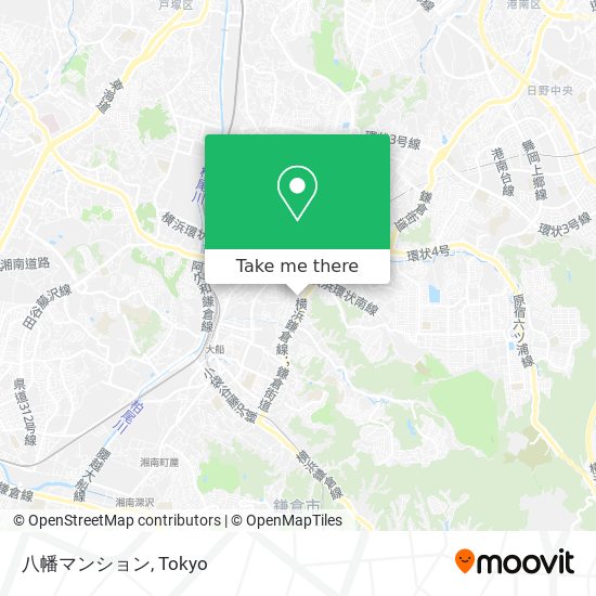 八幡マンション map