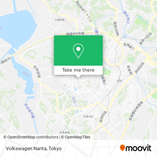 Volkswagen Narita map