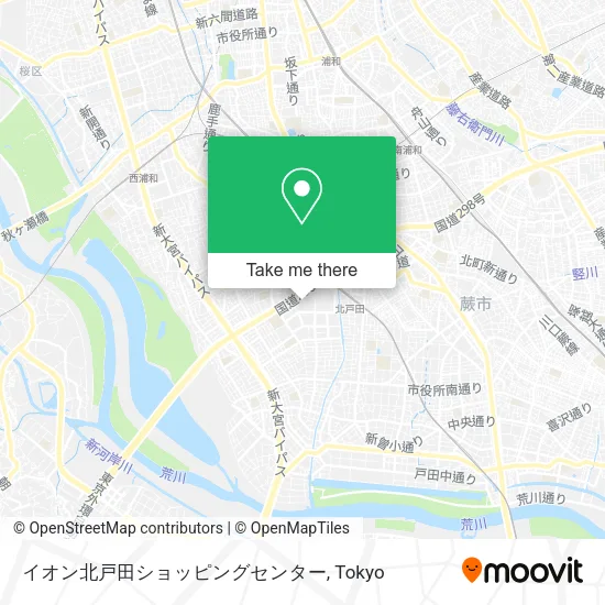 イオン北戸田ショッピングセンター map