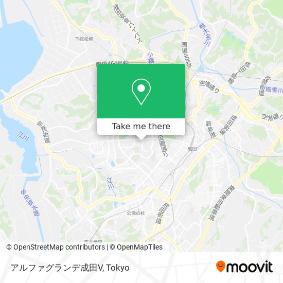 アルファグランデ成田V map