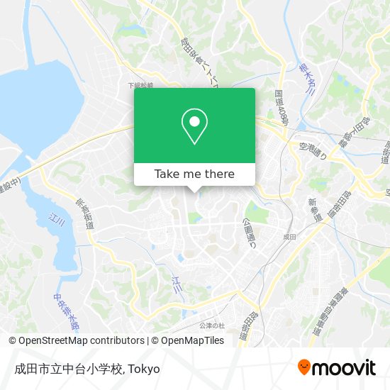 成田市立中台小学校 map