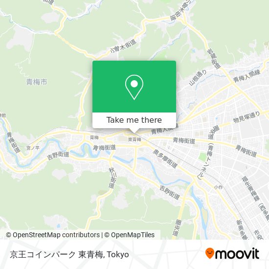 京王コインパーク 東青梅 map