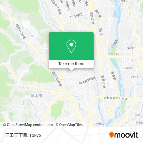 三田三丁目 map