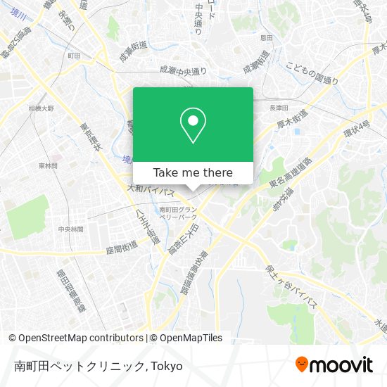 南町田ペットクリニック map