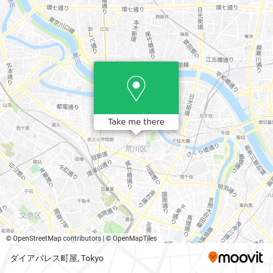 ダイアパレス町屋 map