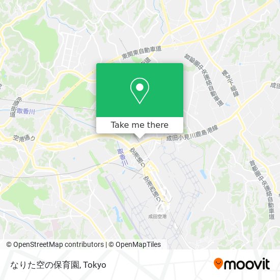 なりた空の保育園 map