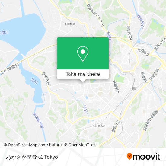 あかさか整骨院 map