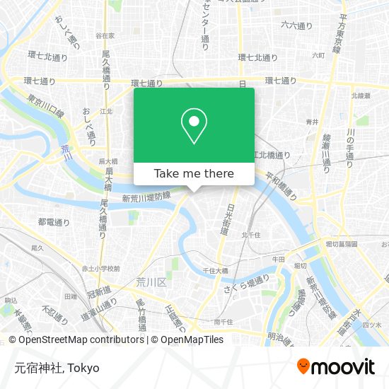 元宿神社 map