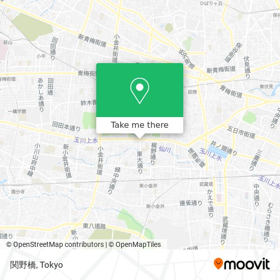 関野橋 map