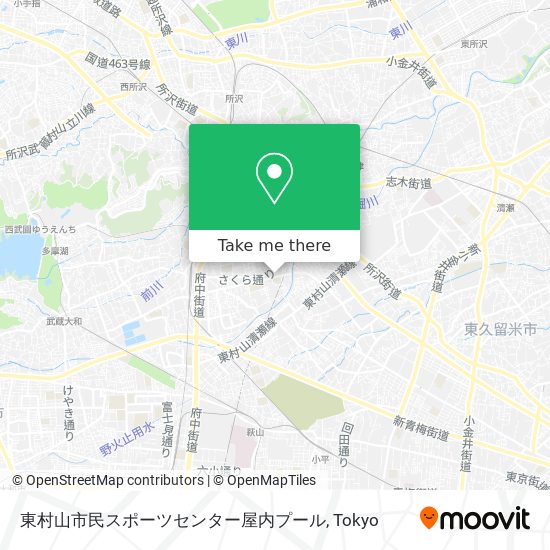 東村山市民スポーツセンター屋内プール map