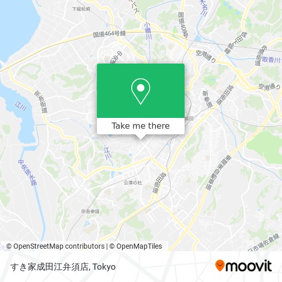 すき家成田江弁須店 map