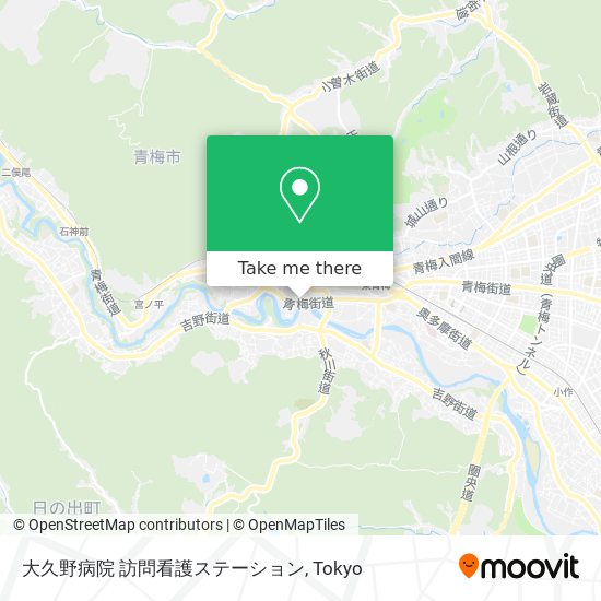 大久野病院 訪問看護ステーション map