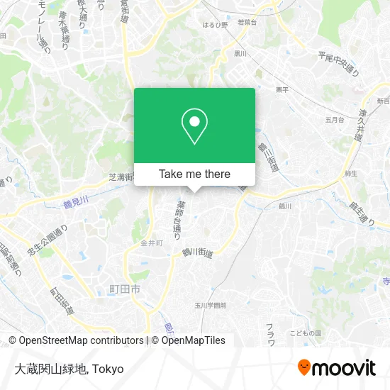 大蔵関山緑地 map