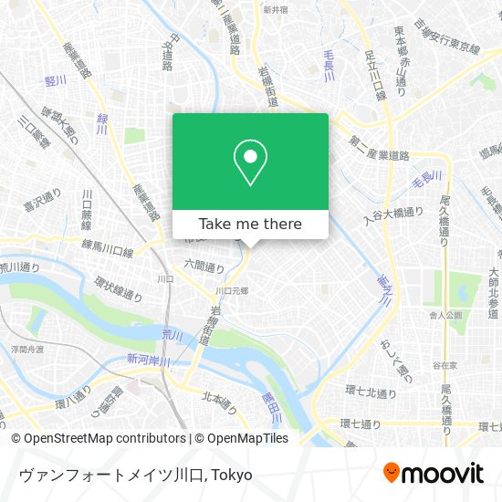 ヴァンフォートメイツ川口 map