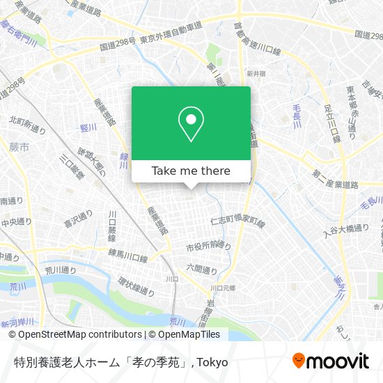 特別養護老人ホーム「孝の季苑」 map