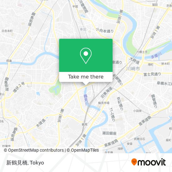 新鶴見橋 map