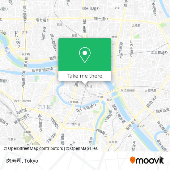 肉寿司 map