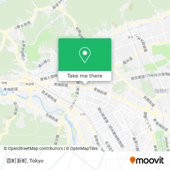 霞町新町 map