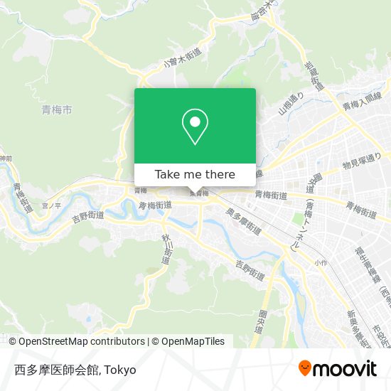 西多摩医師会館 map