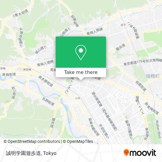 誠明学園遊歩道 map