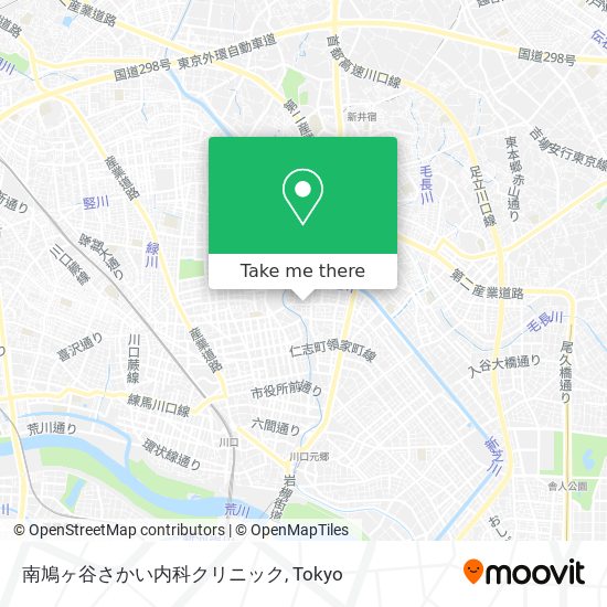 南鳩ヶ谷さかい内科クリニック map