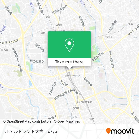 ホテルトレンド大宮 map