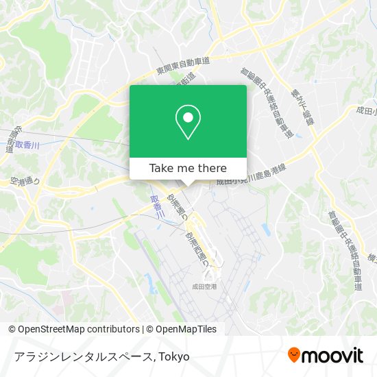 アラジンレンタルスペース map