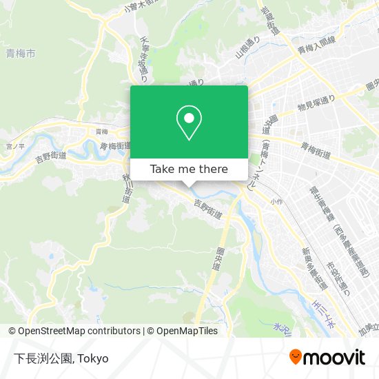 下長渕公園 map