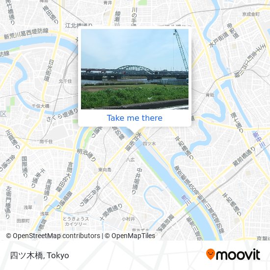 四ツ木橋 map