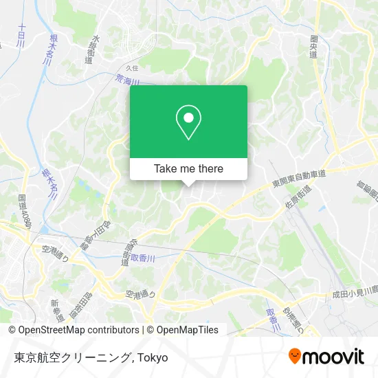 Tokyo Aviation Cleaning map