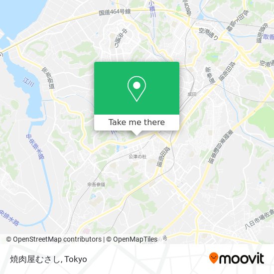 焼肉屋むさし map