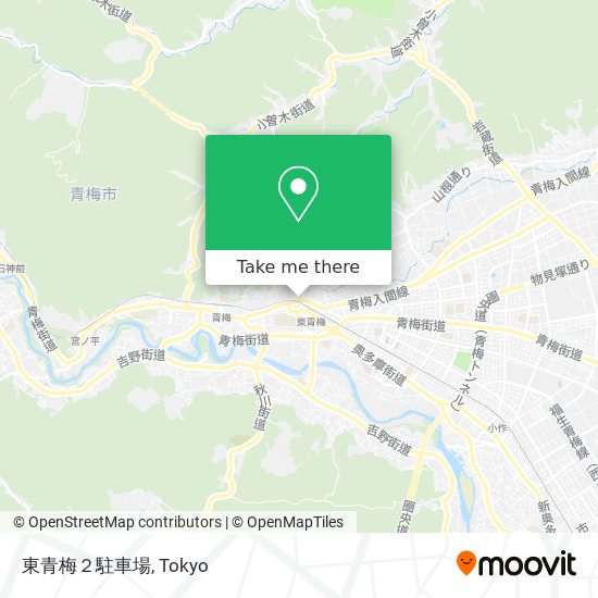 東青梅２駐車場 map