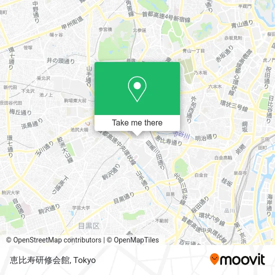 恵比寿研修会館 map