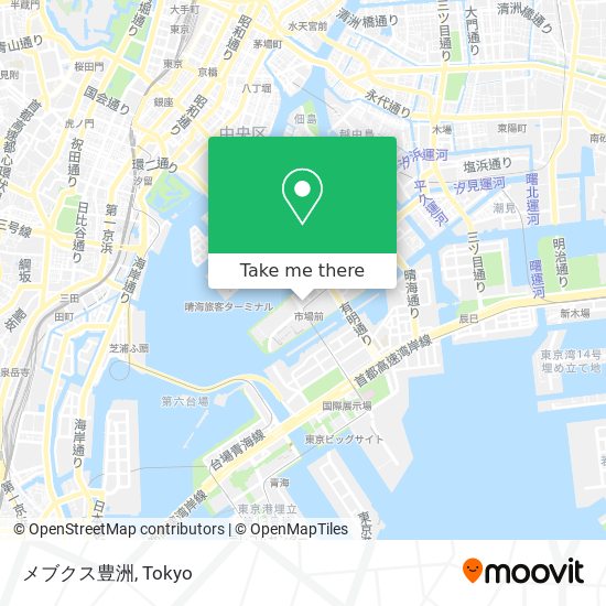 メブクス豊洲 map