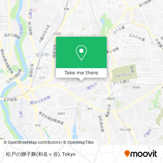 松戸の獅子舞(和名ヶ谷) map