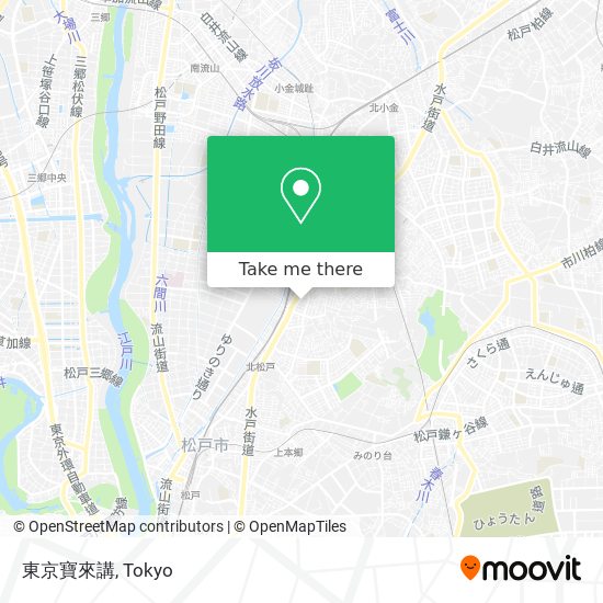 東京寶來講 map