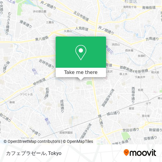 カフェプラゼール map