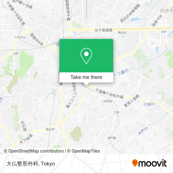 大仏整形外科 map