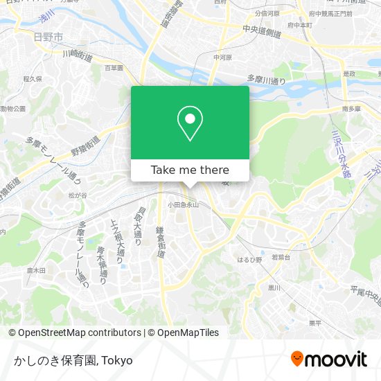 かしのき保育園 map