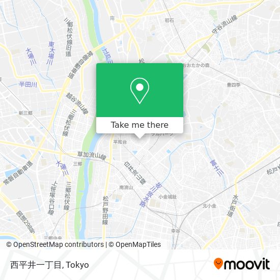 西平井一丁目 map
