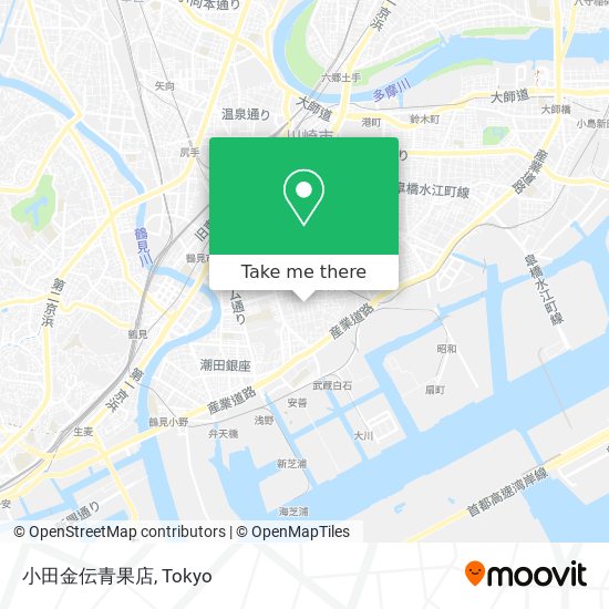 小田金伝青果店 map