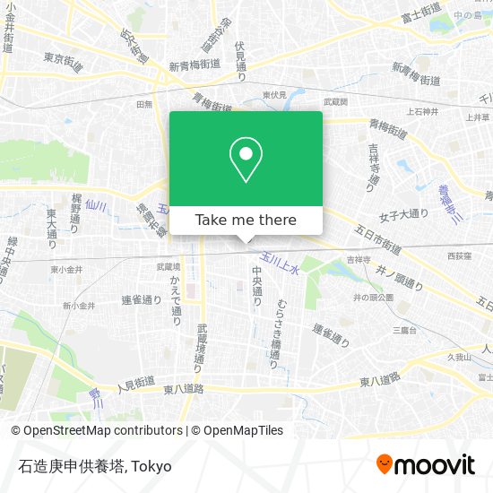 石造庚申供養塔 map