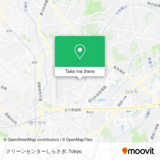 クリーンセンターしらさぎ map