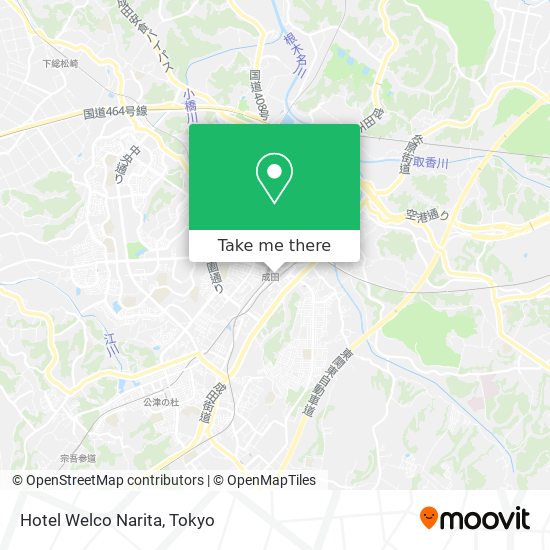 Hotel Welco Narita map