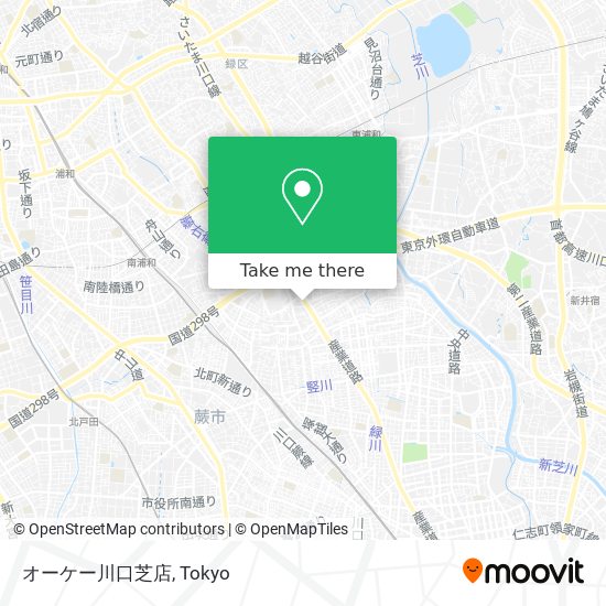 オーケー川口芝店 map