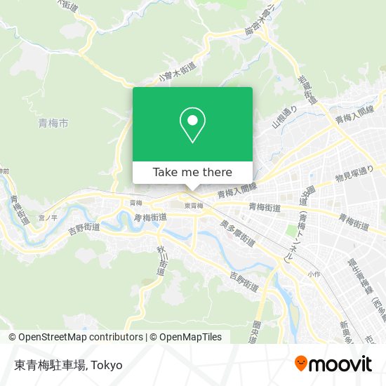 東青梅駐車場 map