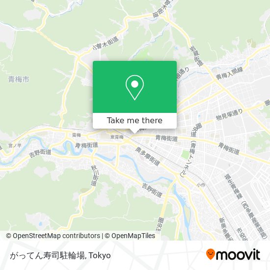 がってん寿司駐輪場 map